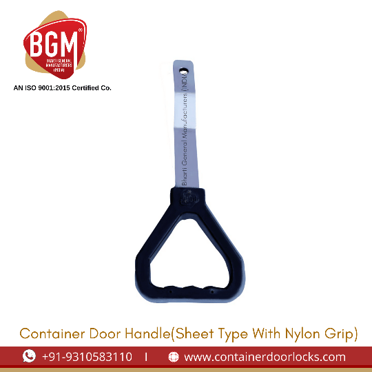 Container Door Handle (Sheet Type with Nylon Grip)