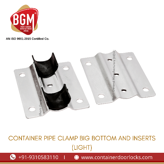 Container Pipe Clamp Big with Bottom and Inserts (Light)