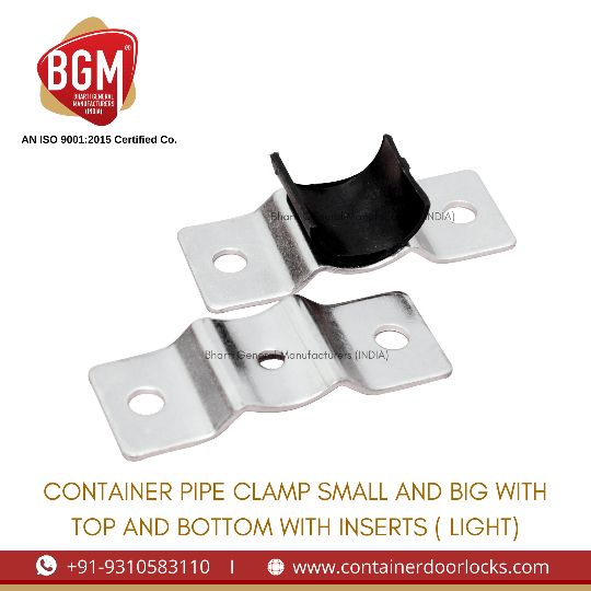 Container Pipe Clamp Small & Big (Light) with Inserts