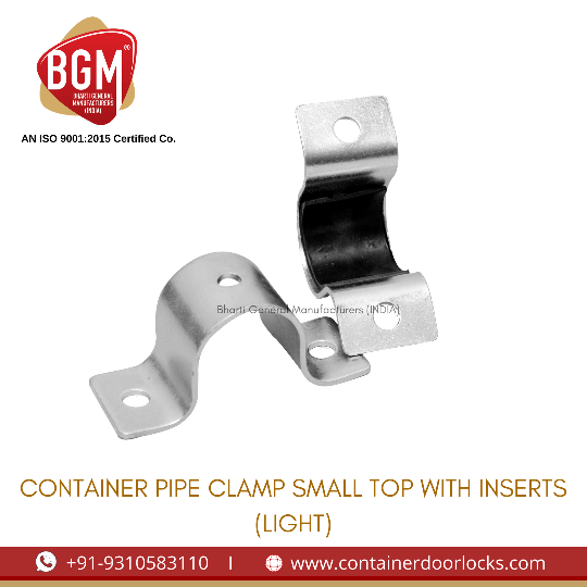 Container Pipe Clamp Small Top with Inserts (Light)